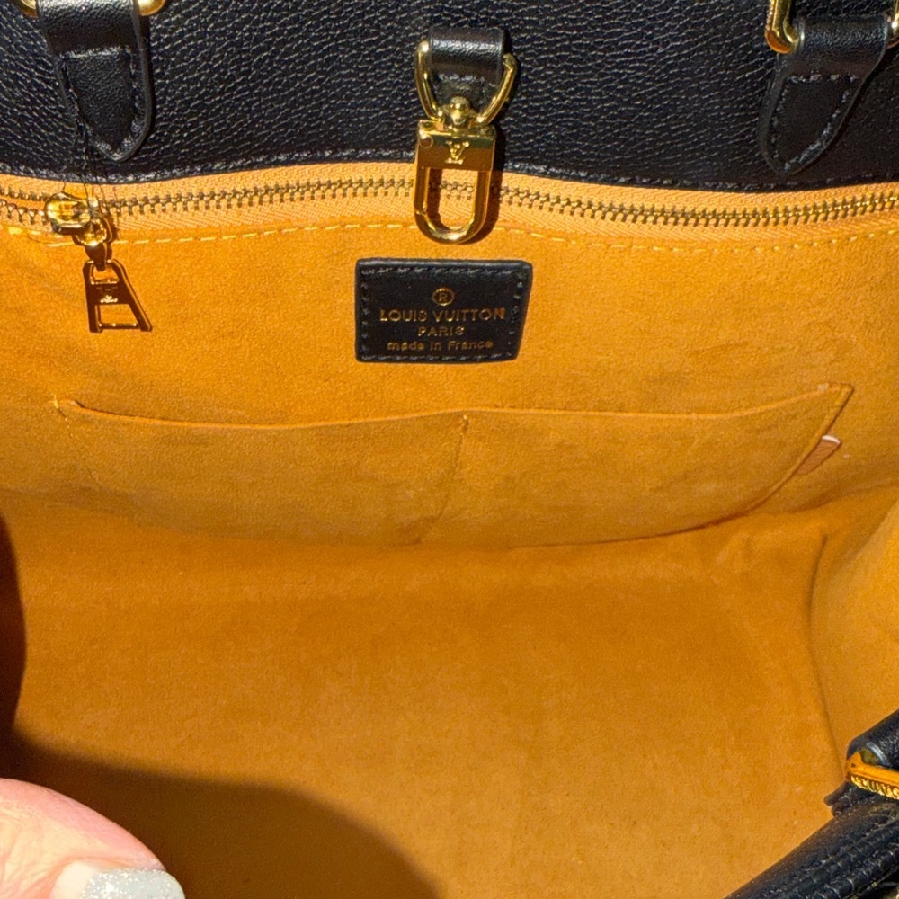 Black Embossed M Tote - Picture 3 of 6